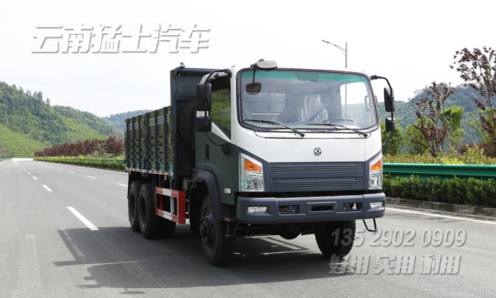 5噸自卸貨車,6*6越野自卸汽車,東風山貓,自卸卡車出口,六驅(qū)輕型卡車,新款自卸