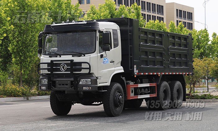 340馬力自卸車,工程自卸車配置,工礦自卸車報價,后八輪重型自卸卡車,六驅(qū)越野自卸車